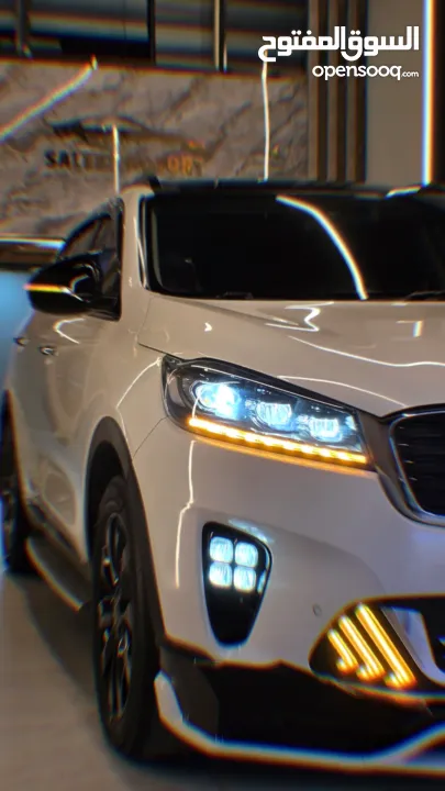 من اجمل كيا سورينتو فل ملغم دفع رباعي بحاله الشركه