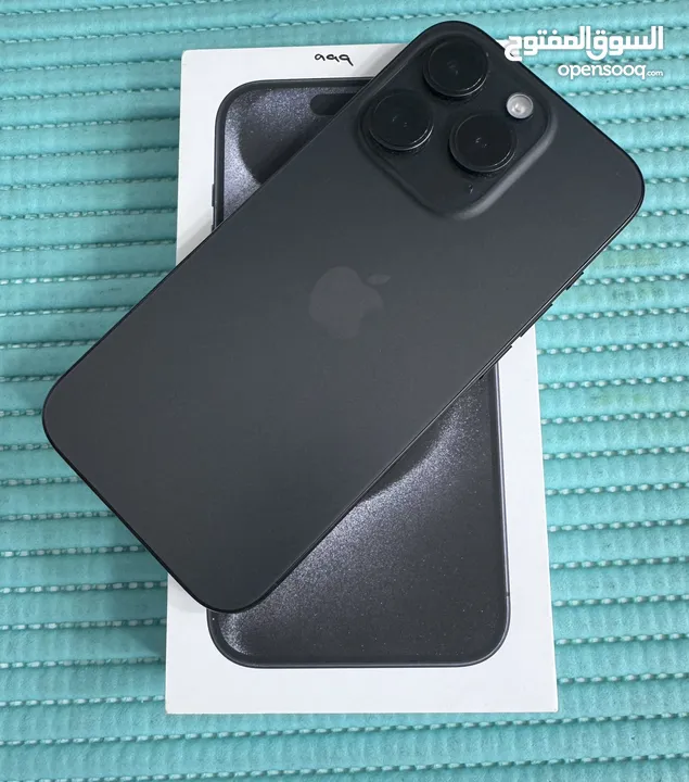 iPhone 15 Pro 5G 256 GB Black Titanium Used!