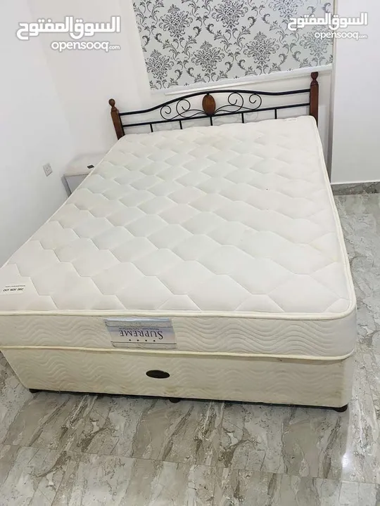 Bed and mattress