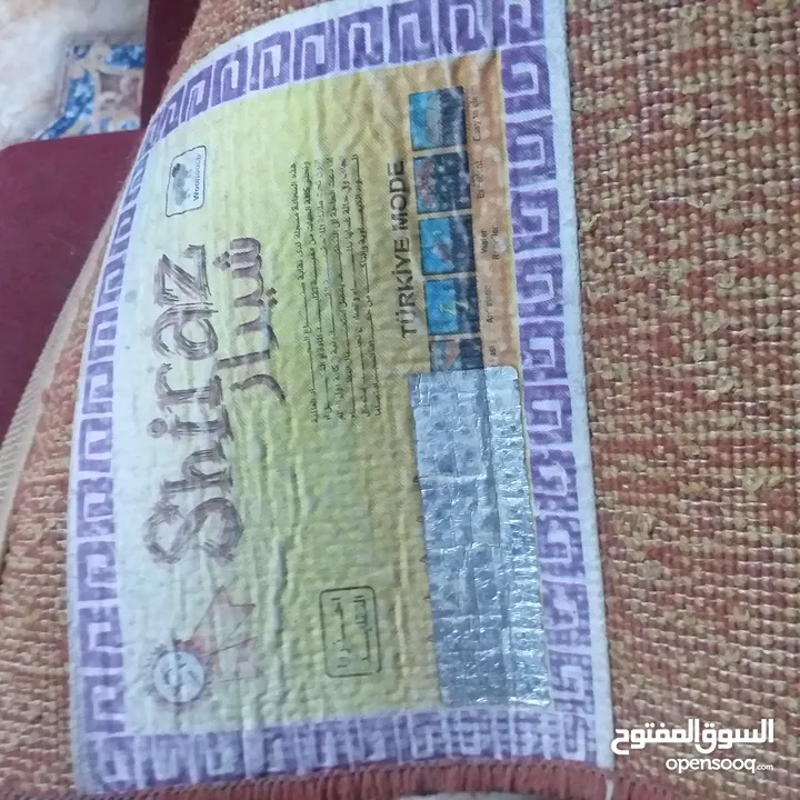 بيع مستعجل سجادة نوع تركي  مترين و 65 العرض والطول 375 ثقيلة بحالة جيدة جدا