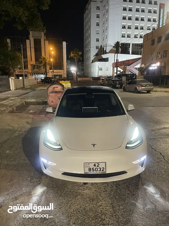 Tesla model 3 stander plus 2023  تسلا مودل  3 ستاندر بلس 2023 فحص كامل 7 جيد ونظيفة جداً