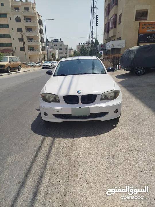 bmw 120i موديل 2007 دفعة 10 وشكات مرخصة  للبيع او البدل مأمنه لاخر السنه