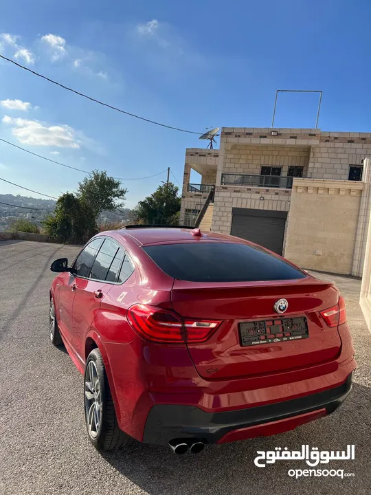 BMW X4 ام بكيج شركه ماطور 2000 بنزين توين تيربو . موديل 2015 ماشي 80000 فقط عداد حقيقي 4×4