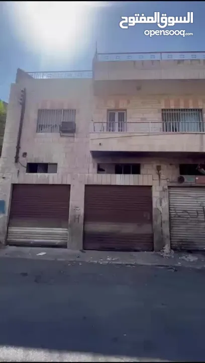 فرصة إستثمارية عمارة تجاري طابقين للبيع - جبل الحسين بالقرب من جبل القلعة قابل للتفاوض
