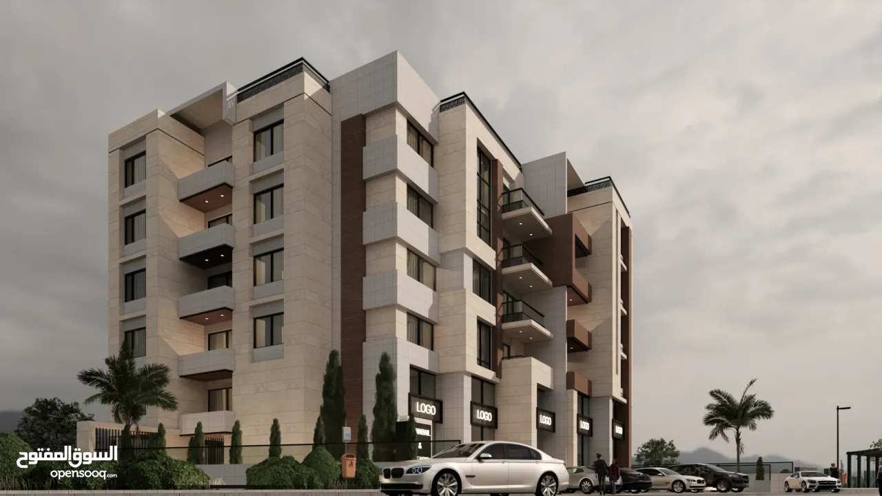 شقة 135متر للبيع بالقرب من شارع القدس و الدفاع المدني مكونة من 3 غرف نوم, حمامين,صالون,مطبخ و بلكون