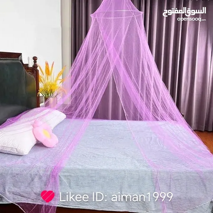 11 ديتار ناموسية ديكور سرير غرفة نوم مزدوج او مفرد منع دخول الناموس و الحشرات بشكل نهائي و