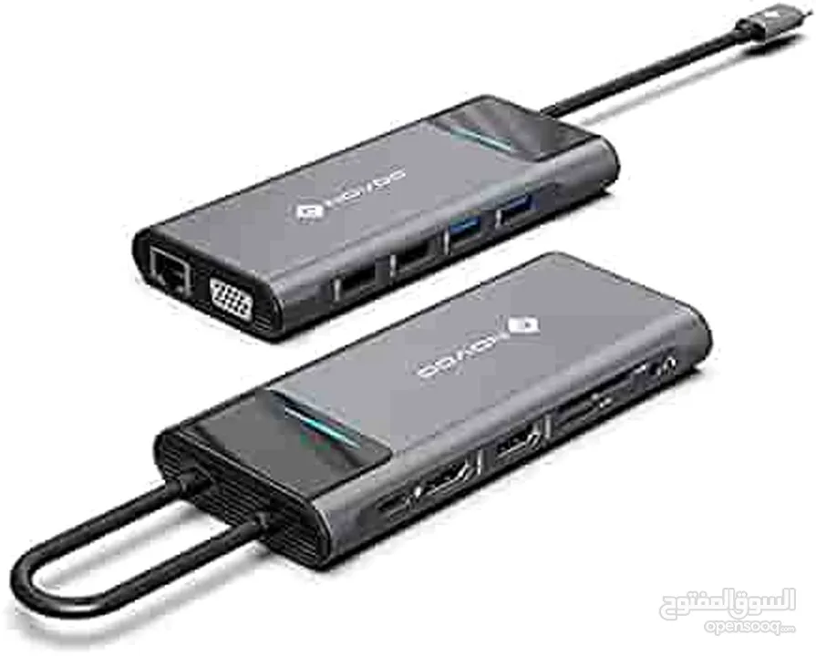 Recensione Hub USB-C Novoo 12 in 1: un accessorio دوكشنيشن متععدة 12 في 1  تحويلة