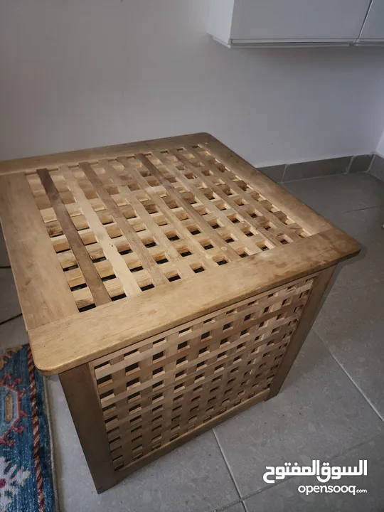 Ikea table with storage