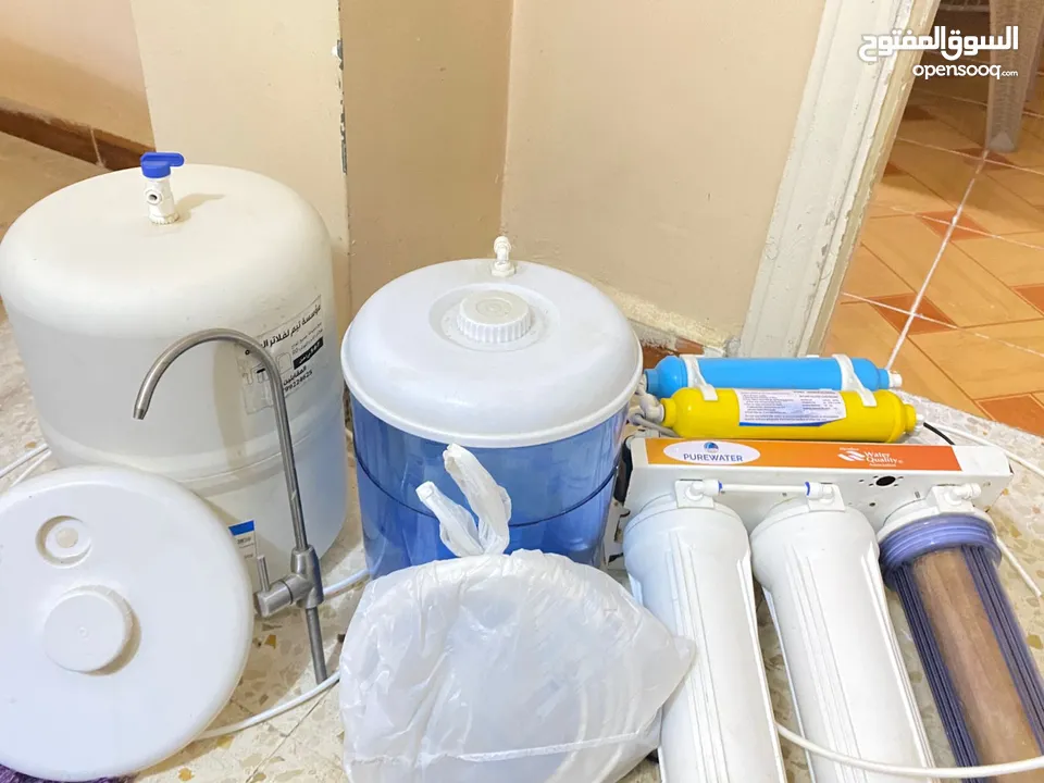 فلتر ماء مستعمل بحالة الوكاله استعمال شهر فقط