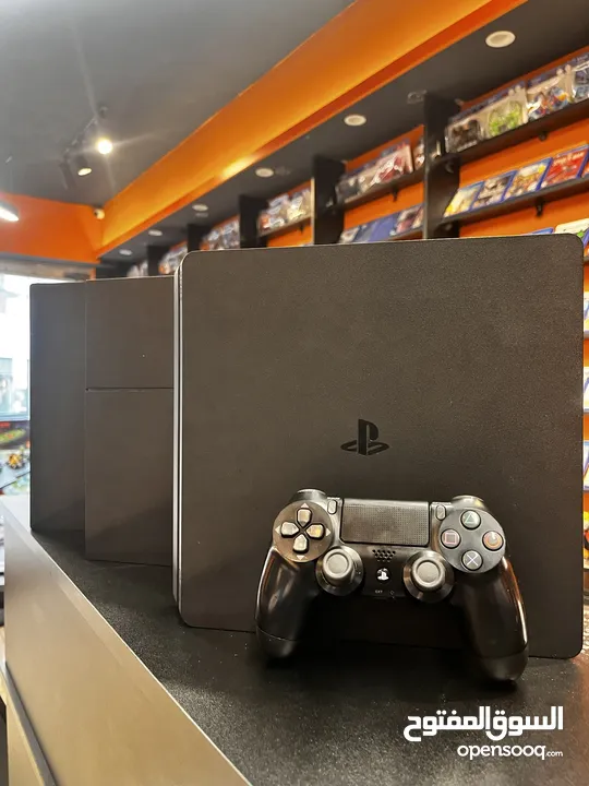 Ps4. Ps4 slim. Ps4 fat. PlayStation. بلايستيشن. بلايستيشن للبيع. بلايستيشن 4. بحاله الوكاله مكفوله