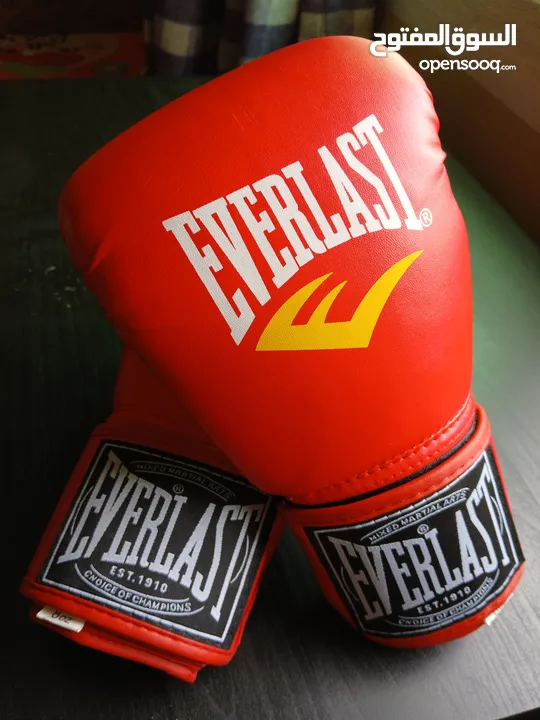 كفوف EVERLAST الأصلية استعمال خفيف جدا جدا بحالة الوكالة للبوكسينغ و الكثيير من الرياضات ...........