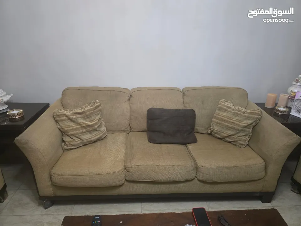 طقم كنب امريكي مستعمل للبيع ( ميداس )
