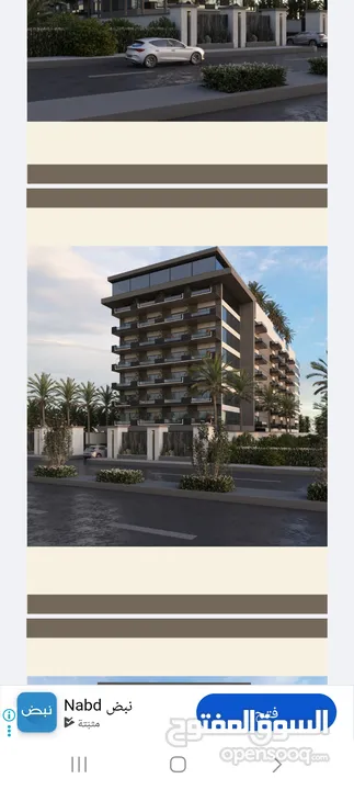 شقق للبيع قيد الانشاء في منطقه اريحان  تقسيط دفعه 10الاف والباقي تقسيط