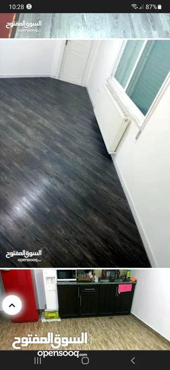 باركيه ارضيات اوروبيه بجوده عاليه مقاومه رطوبه وخدش سهل تركيب  غير محتاج خلع بلاط فنيل