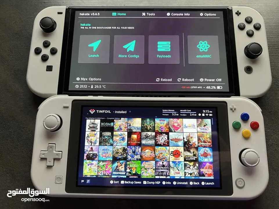 سويتش لايت معدل مع 5000 لعبة Nintendo Switch Lite