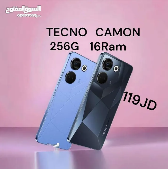 Tecno camon 20 pro 256G 16 Ram كامون تيكنو تكنو كمون موبايل تلفون تلفونات عمان خلدا