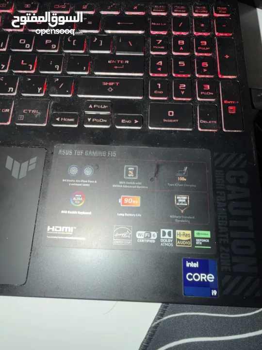 Asus Tuf Gaming F15,1 TB SSD , 32g Ram , 6G graphic card,144HZ screen