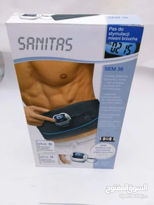 جهاز تحفيز عضلات البطن الكهربائية sanitas الألماني