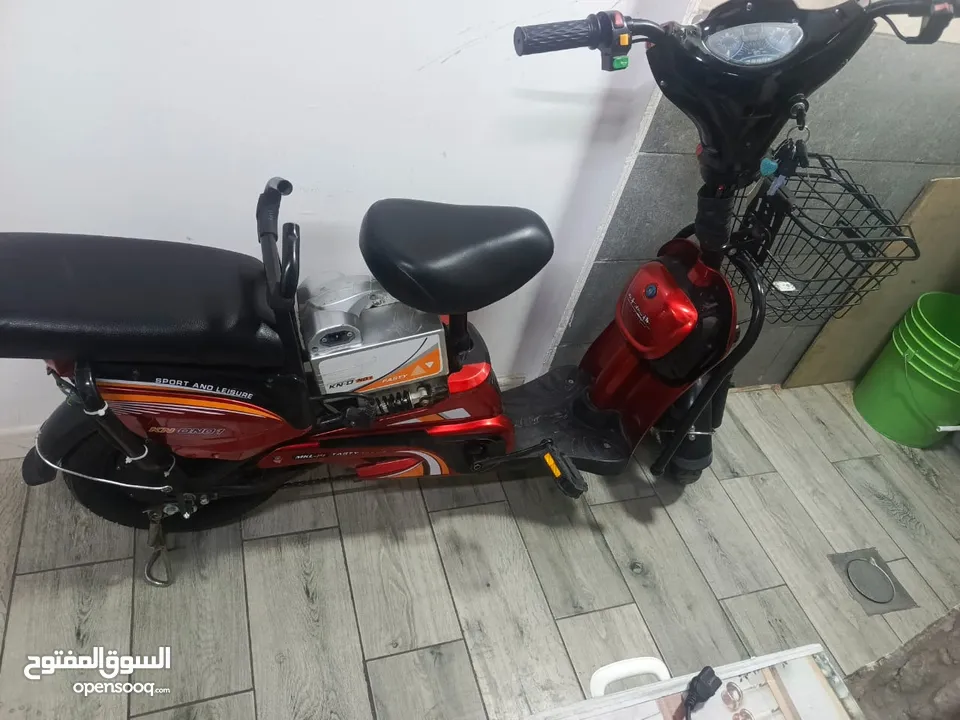 دراجه كهربائيه ممتازه استعمال 10 اشهر