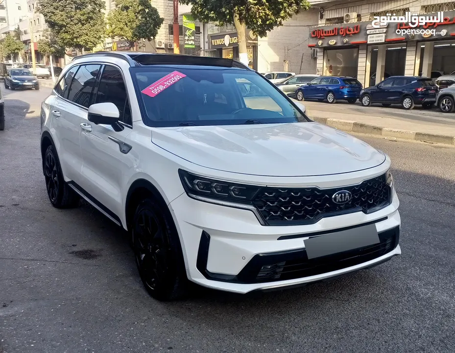 كيا سورنتو بسعر حرق حرق وكاش فل مسكر مع فتحه سقف بانوراما
