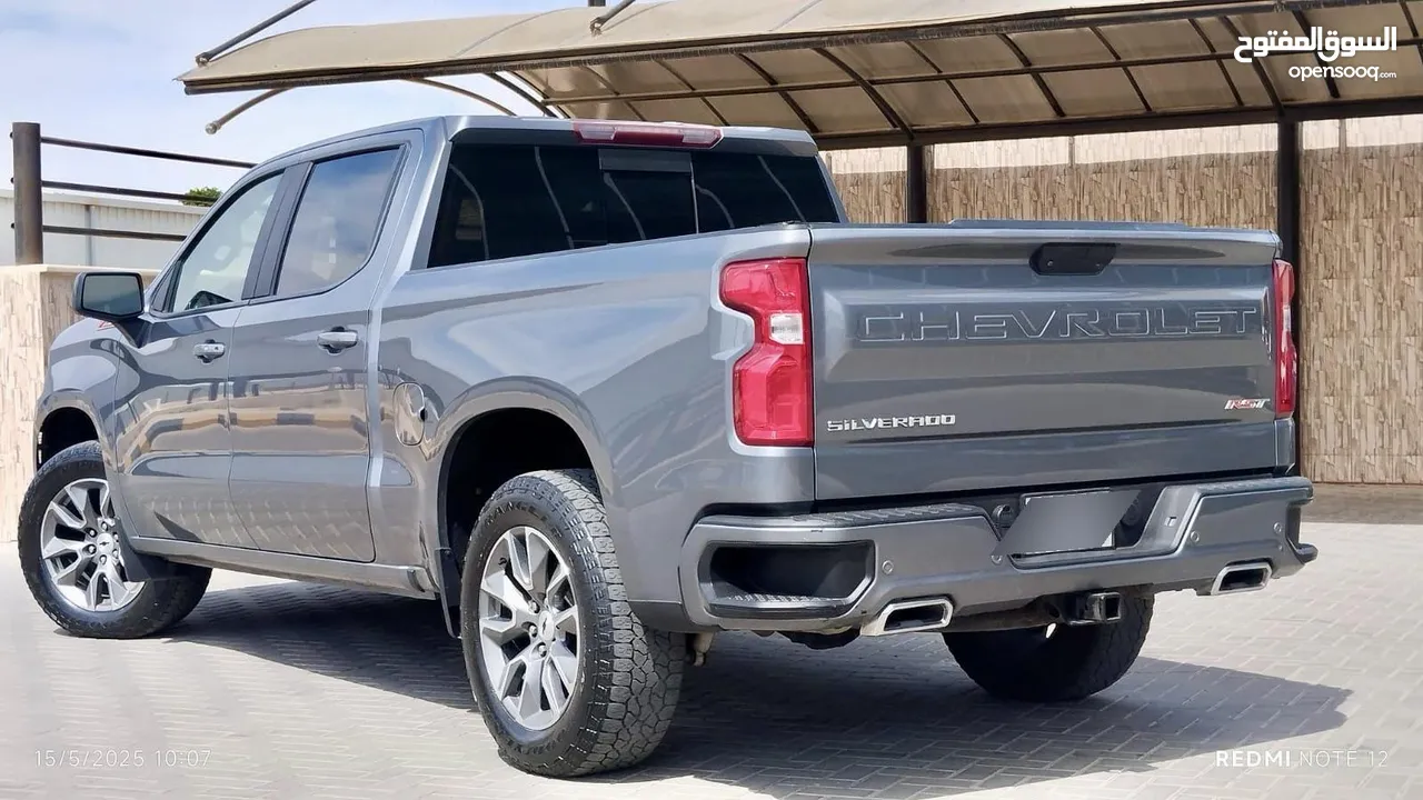 شفروليه سلفرادو 2021 RST Z71  فحص كامل 7 جيد  كلين تايتل جمرك جديد كلين كارفاكس محرك ديزل 6 سلندر