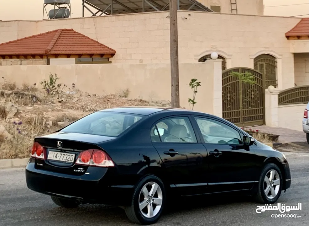هوندا سيفيك 2008 فحص كامل صنف EXI لون اسود ملوكي بحالة الوكالة