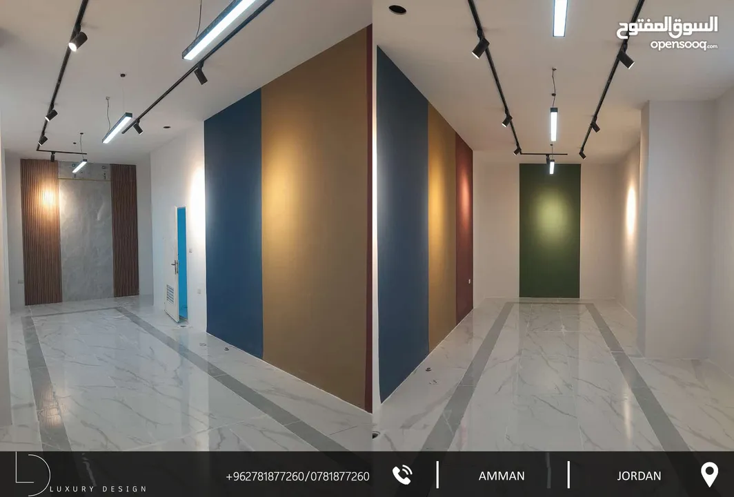 مكتب (LUXURY DESIGN) للتقديم خدمات هندسة التصميم الداخلي والمعماري والتنفيذ والإشراف لكافة المشاريع