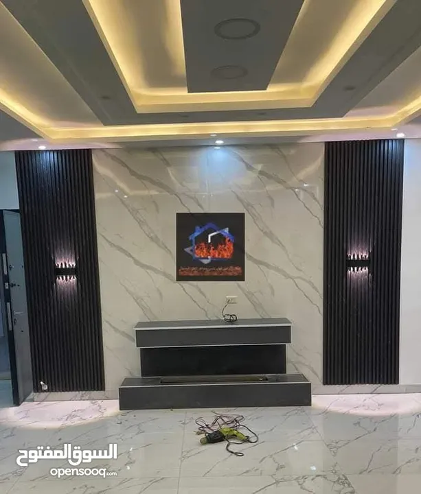 بديل الرخام وبديل الخشب وبديل الحجر وفاير بليس ورق جدران والشيبورد باركيه باربكيو جبسن بورد وادهان