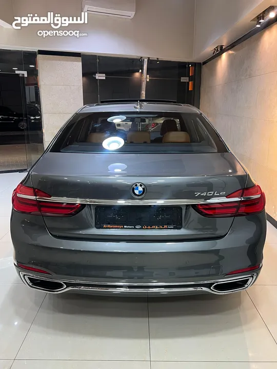 BMW 740Le 2017 وارد شركه ابو خضر مالك اول فل كامل اعلى تصنيف فحص كامل بحاله الوكاله