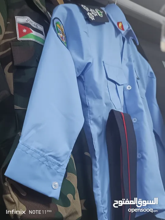 ملابس اطفال قوات المسلحه الاردنيه درك و جيش و امن عام  سلاح الجو الملكي