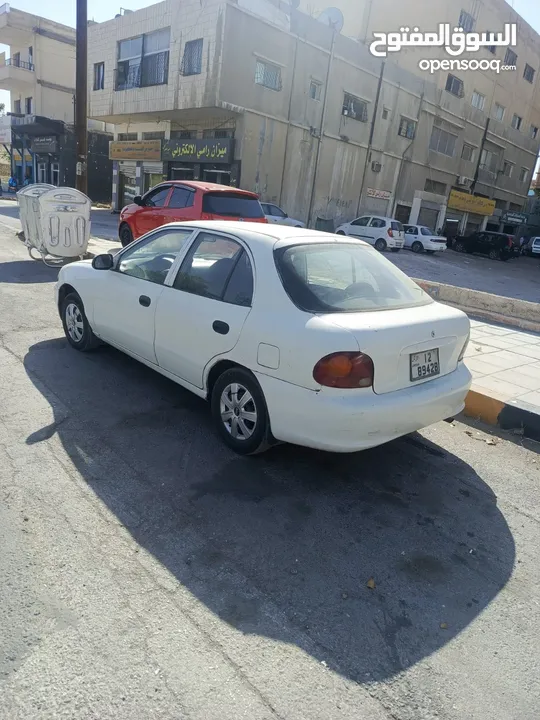هيونداي اكسنت 1996 لون ابيض