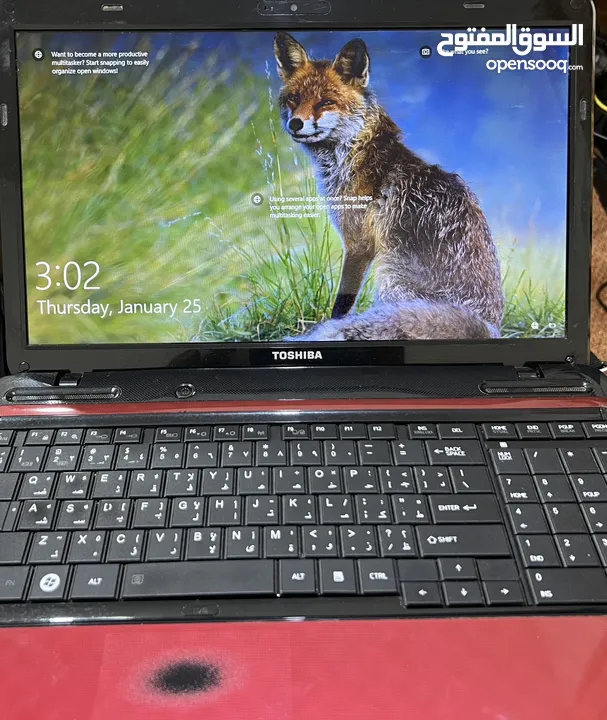 I7 toshiba laptop with NViDiA with HP wireless 3 in 1 inkjet printer 4645 model (both full working)