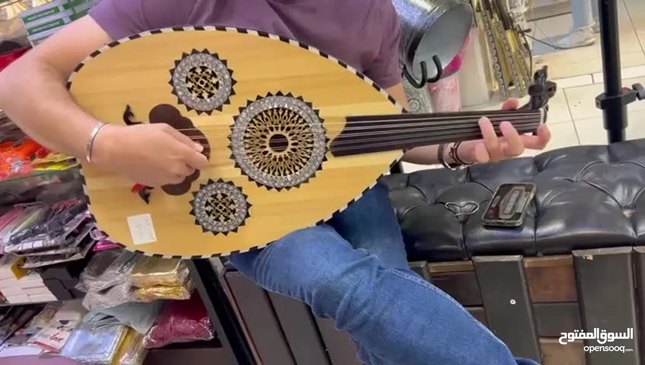 عود جوهرة آلفن صدف يدوي