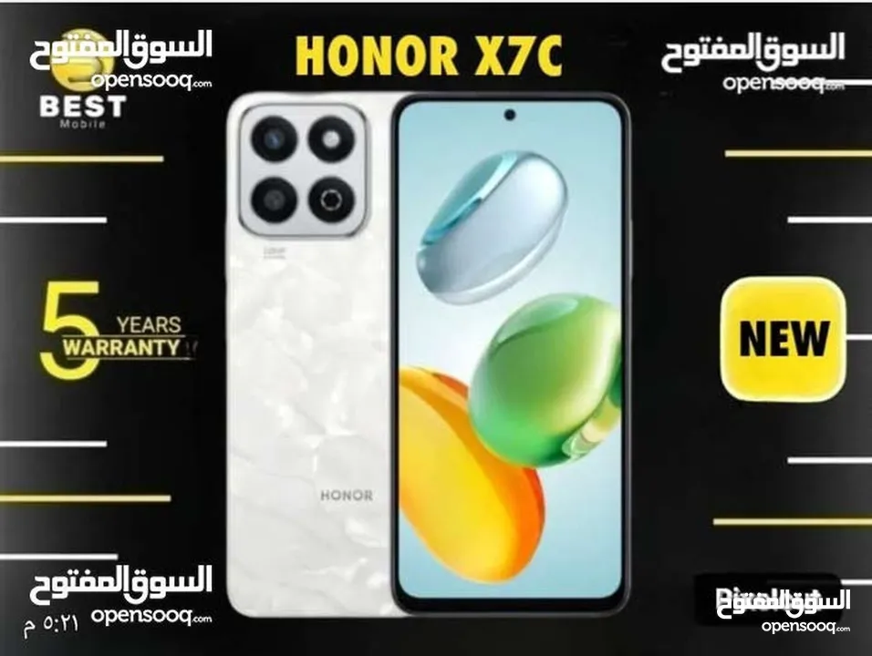 متوفر الأن جديد هونور اكس 7 سي // honor x7c new 256ag 16G ram