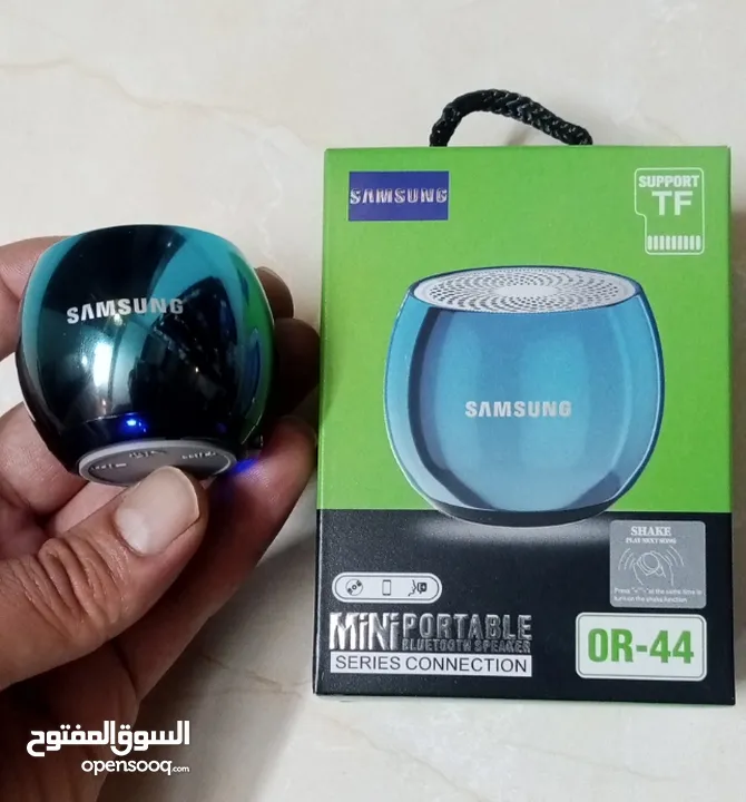 سماعات ميني سامسونج بلوتوث شحن Mini Bluetooth Speaker تدعم ميموري مكبر صوت معدني سماعة سماعه