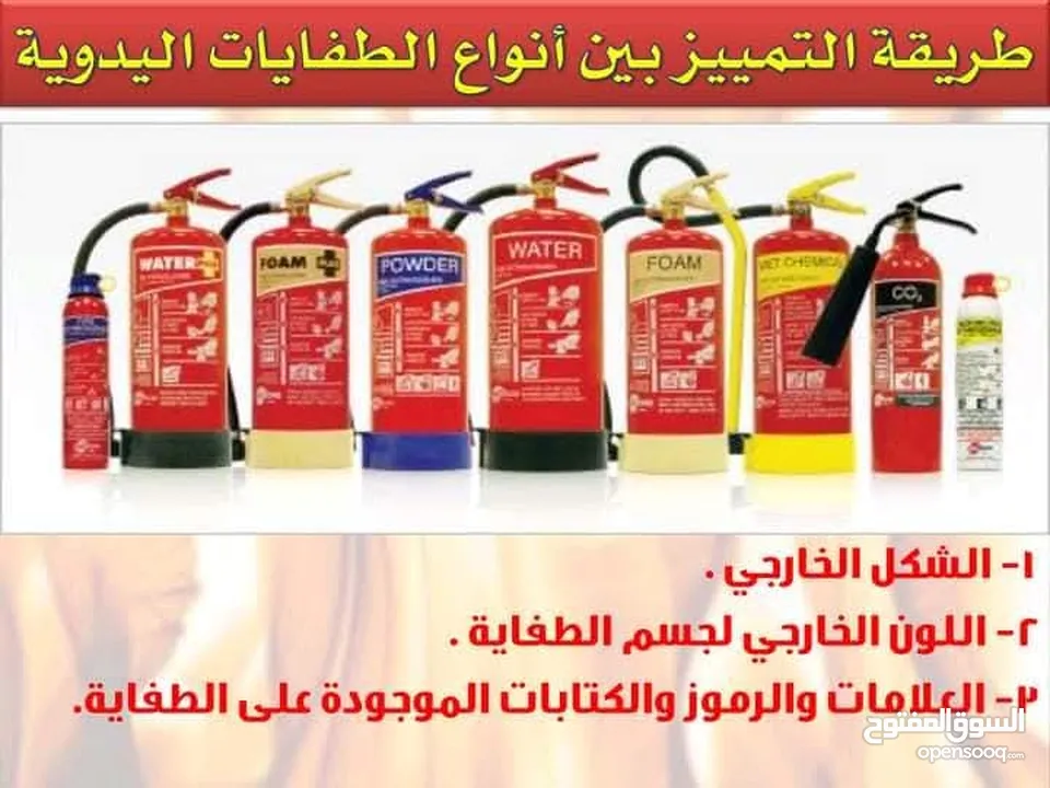 معدات اطفاء واجهزه انذار حريق ومعدات سلامه عامه