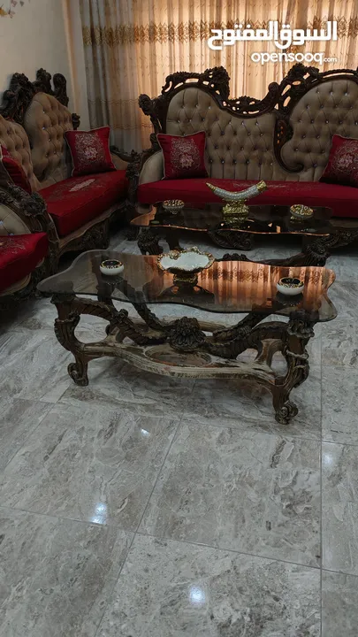 طقم كنب حفر مصري نظيف جدا