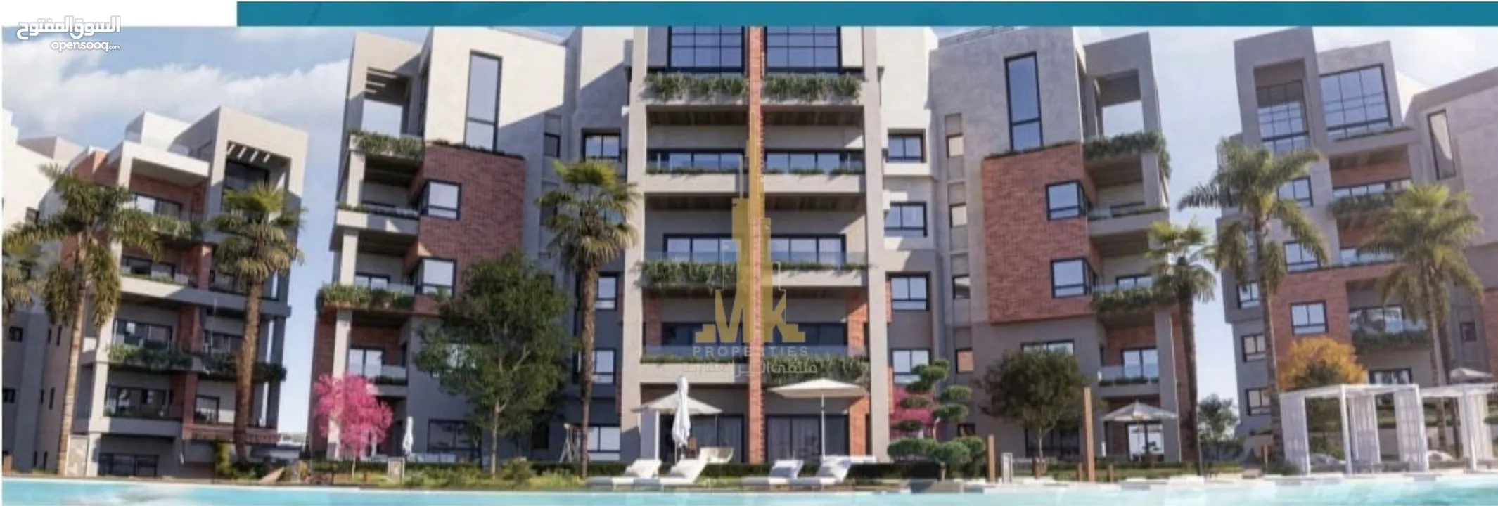 Apartment for sale in Muscat bay/ New project (Zen) / Two bedrooms/ Freehold/ Lifetime residency