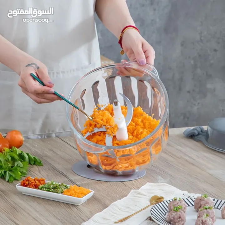 عجانة ناشونال بركندةقوة جبارة 5500 واط لأداء مثالي وسريع سعة كبيرة 7 لتر وعاء بايركس للعجن هدايا مجا