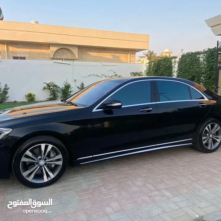 مرسيدس S500 موديل 2014 لون اسود محول 2020  بحالة ممتازة فل اوبشن وارد اليابان