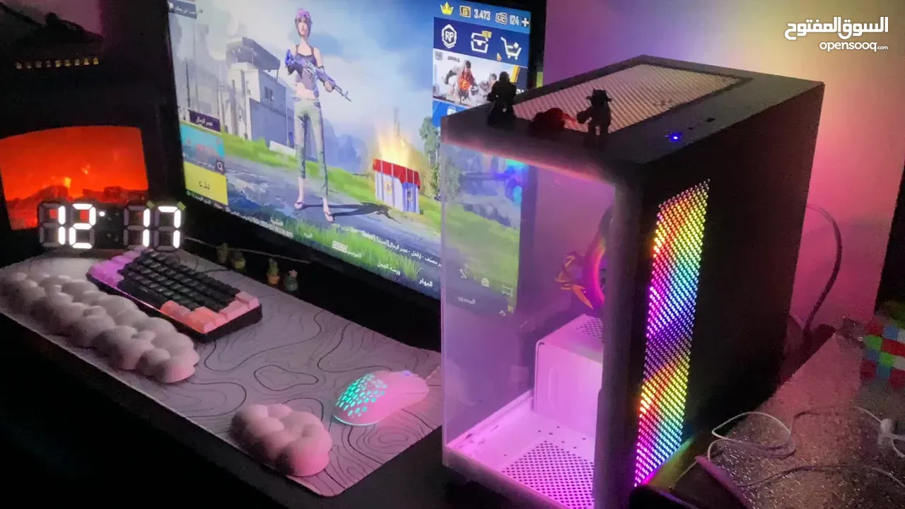 بيسي قيمنق استعمال شهر فقط (لصقة الوكالة موجودة عليه وقابل للتفاوض ) PC GAMING FOR SALE