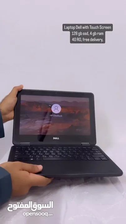 Laptop Dell with thouch screen