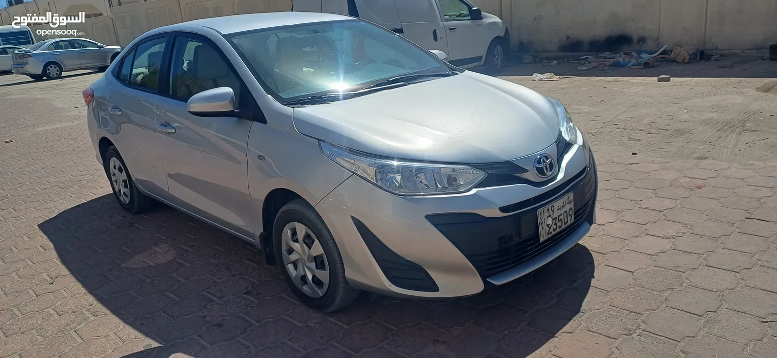 Toyota yaris 2020 model good condition neat and clean only office works used