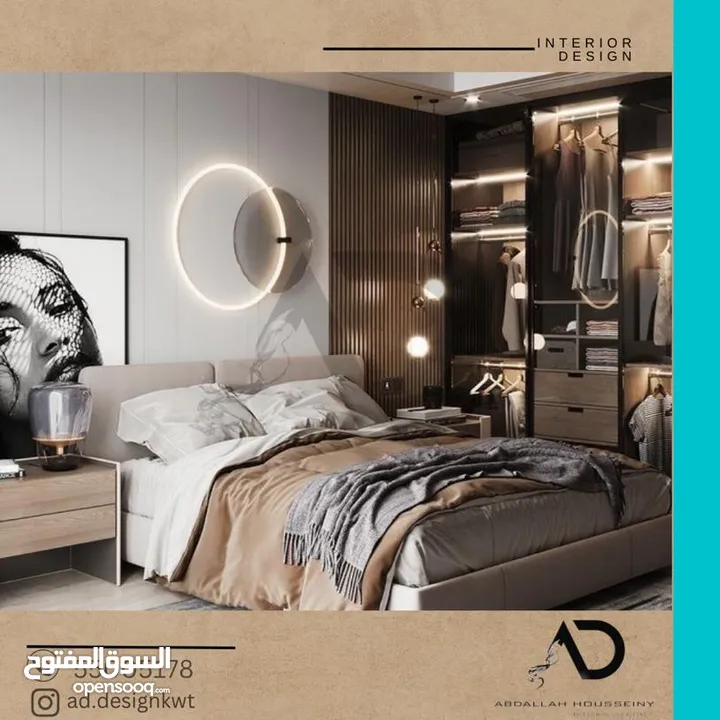 تصميم وتنفيذ وتشطيب ديكورات داخلية وبوث معارض ( المشاريع السكنية والتجارية) تسليم مفتاح م. ديكور