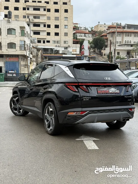 هونداي توسان ترخيص 2022 محرك 1600 هايبرد plug in/يقطع على الشحنه 65 كيلو متر جير أوتوماتيك