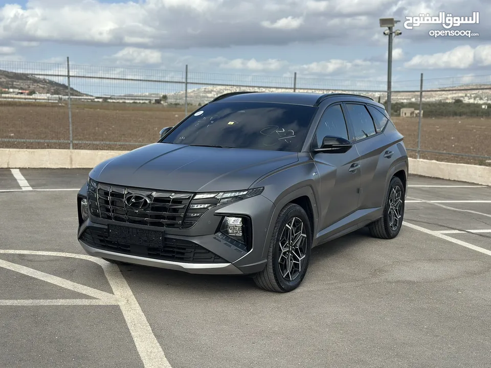 هونداي توسان N-Line    2023/ فل الفل بدون فتحة سقف بانوراما  فل مسكر