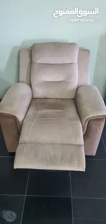 1 - seater fabric Recliner sofa  relaxing chair