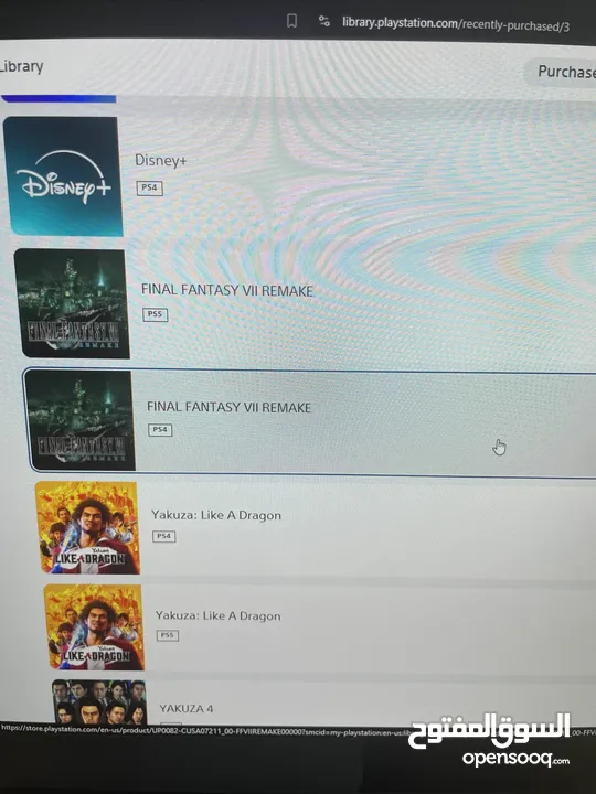 PlayStation account with more than 100+ games