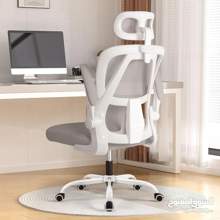 جددنا عرضنا كراسي مكتبية بتصاميم طبية وبألوان عصرية Moder Chair مع مميزات دعم لاسفل الظهر وايد متحرك
