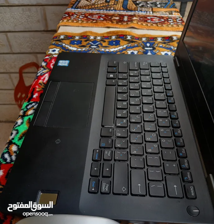 لاب توب معالج ديل i7 جيل g6  رام 16 ssd256 شاشة 14.1